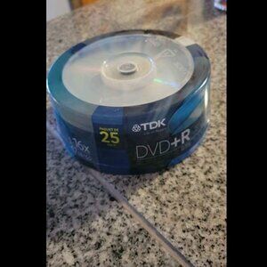 NEW DVD+R 25 Pack Dvds